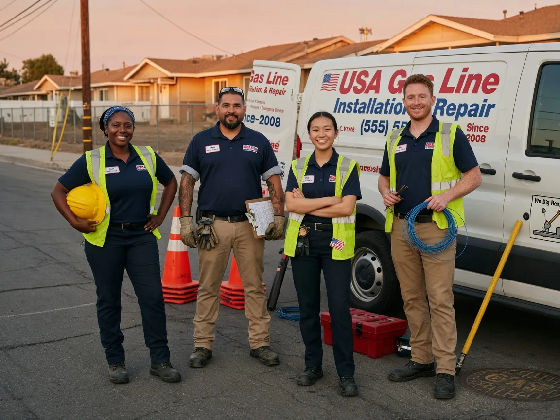 Gas Line Installation company in Thaxton, MS